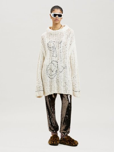 Palm Angels A Svetrove Saty Jumpers Damske Čierne | SK-877330