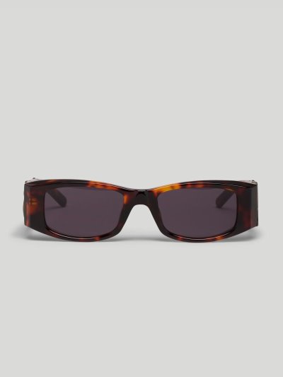 Palm Angels Angel Sunglasses Slnecne Okuliare Damske Hnede Tmavo Siva | SK-652951