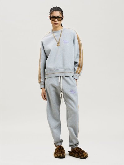 Palm Angels Angels Sweatshirt Mikiny Damske Siva Nachový | SK-517050
