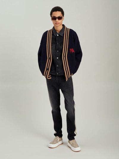 Palm Angels Bear Cardigan Jumpers Panske Čierne Hnede | SK-349569