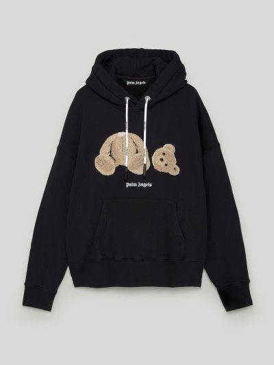 Palm Angels Bear Hoodie Mikiny S Kapucňou Panske Čierne Hnede | SK-232335