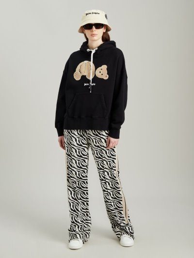 Palm Angels Bear Hoodie Mikiny S Kapucňou Damske Čierne Hnede | SK-335147