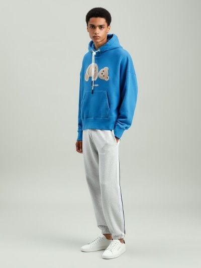 Palm Angels Bear Hoodie Mikiny S Kapucňou Panske Modre Hnede | SK-430423