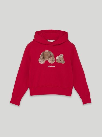 Palm Angels Bear Hoodie Mikiny S Kapucňou Detske Červené Hnede | SK-659741