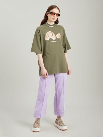 Palm Angels Bear Loose T Shirt Tricko Damske Hnede | SK-093331