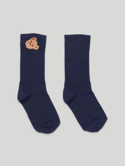 Palm Angels Bear Socks Ponozky Detske Modre Hnede | SK-057002
