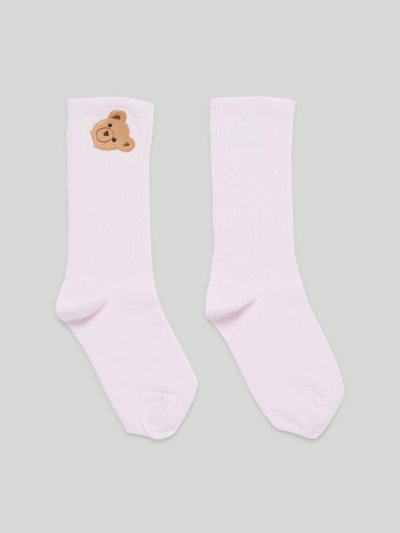 Palm Angels Bear Socks Ponozky Detske Ruzove Hnede | SK-302893