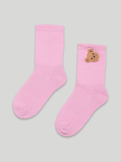 Palm Angels Bear Socks Ponozky Detske Ruzove Hnede | SK-769439