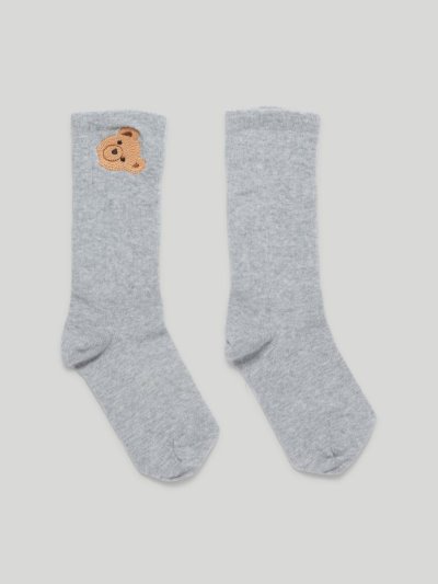 Palm Angels Bear Socks Ponozky Detske Siva Hnede | SK-350577