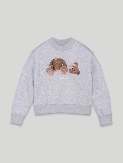 Palm Angels Bear Sweatshirt Mikiny Detske Siva Hnede | SK-234566