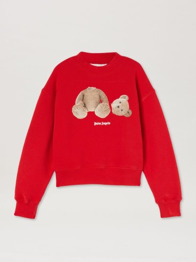 Palm Angels Bear Sweatshirt Mikiny Detske Červené Hnede | SK-808690