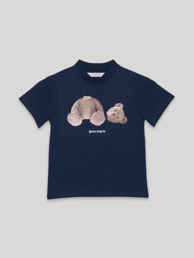 Palm Angels Bear T Shirt Tricko Detske Námornícka Modrá Modre Hnede | SK-105794