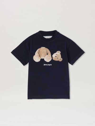 Palm Angels Bear T Shirt Tricko Detske Námornícka Modrá Modre Hnede | SK-190047