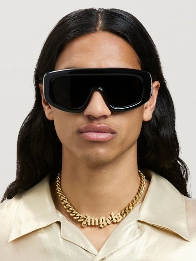 Palm Angels Carmel Sunglasses Slnecne Okuliare Panske Čierne Tmavo Siva | SK-864847