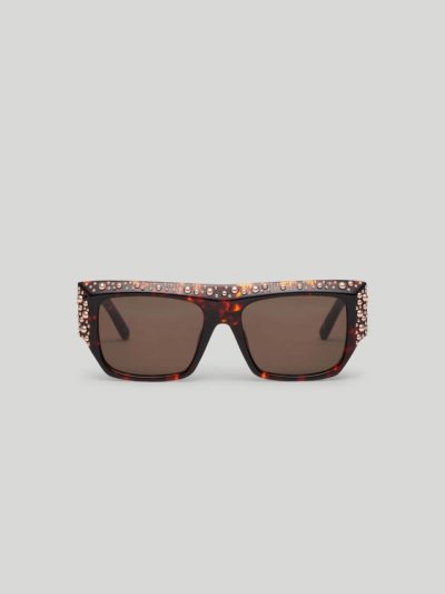 Palm Angels Casablanca Sunglasses Slnecne Okuliare Panske Tmavo Hnede | SK-143110