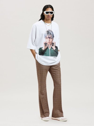 Palm Angels Check Suit Pants Nohavice Panske Hnede Čierne | SK-730736