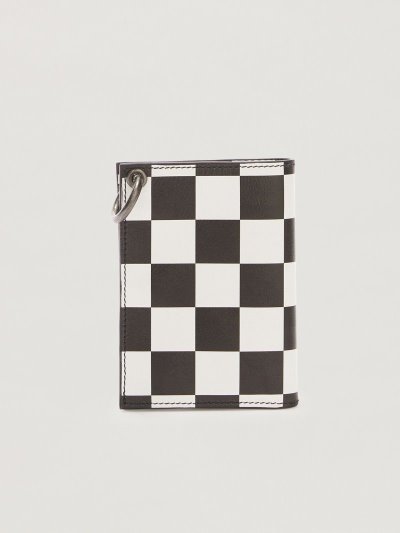 Palm Angels Damier Chain Cardholders Wallets & Cardholders Panske Čierne Biele | SK-526615
