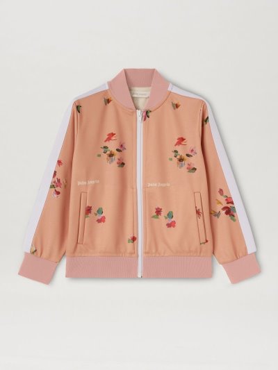 Palm Angels Flower Bomber Tracking Jackets Bomber Bunda Detske Ruzove Červené | SK-523607