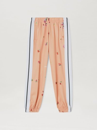Palm Angels Flower Tracking Jogger Nohavice Detske Ruzove Červené | SK-826474