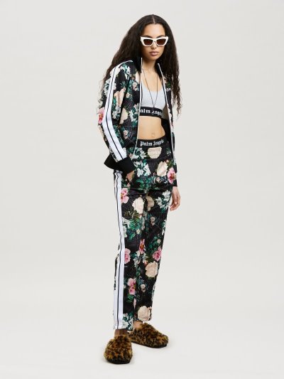 Palm Angels Flowerprint Klasické Tracking Pants Sportove Nohavice Damske Čierne | SK-781914