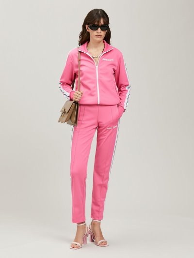 Palm Angels Fuchsia Tracking Jackets Mikiny Damske Fuchsie Biele | SK-759395
