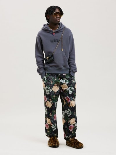 Palm Angels Garment Dye Box Logo Hoodie Mikiny S Kapucňou Panske Čierne Biele | SK-980576