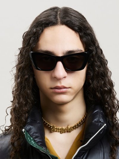 Palm Angels Hermosa Sunglasses Slnecne Okuliare Damske Čierne Tmavo Siva | SK-488000
