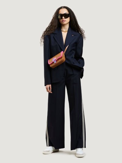 Palm Angels Klasické Suit Pants Nohavice Damske Indigo Modre | SK-579049