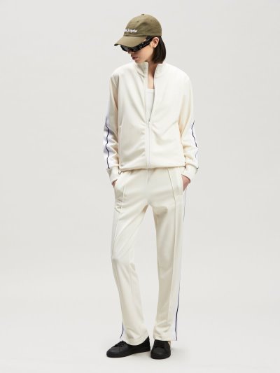 Palm Angels Klasické Tracking Jackets Mikiny Damske Biele | SK-954986