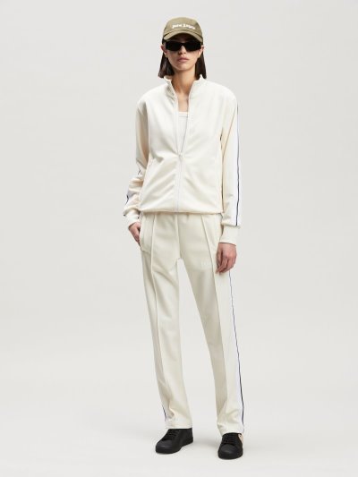 Palm Angels Klasické Tracking Pants Sportove Nohavice Damske Biele | SK-356492