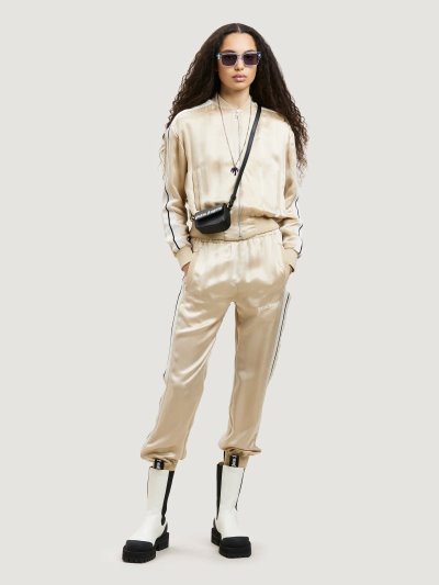 Palm Angels Luxury Sweatpants Sportove Nohavice Damske Béžové Béžové | SK-444258