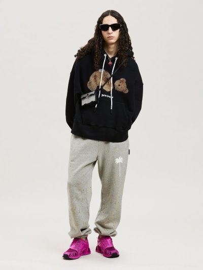Palm Angels Pa Sequins Bear Hoodie Mikiny S Kapucňou Panske Čierne Zlate | SK-987186