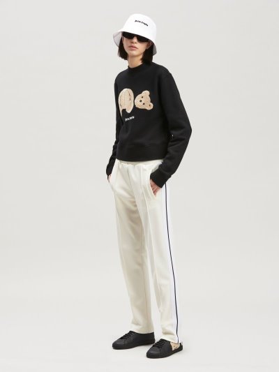 Palm Angels Palm Bear Fitted Crew Sweatshirt Mikiny Damske Čierne Hnede | SK-238662