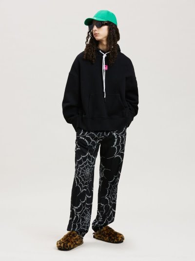 Palm Angels Pxp Hoodie Mikiny S Kapucňou Panske Čierne Čierne | SK-760630