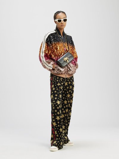Palm Angels Show Sequins Bomber Bomber Bunda Panske Viacfarebný | SK-451387