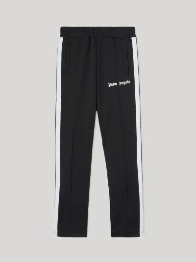 Palm Angels Slim Klasické Tracking Pants Sportove Nohavice Panske Čierne Biele | SK-130823