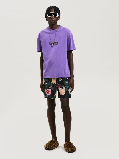 Palm Angels Spring Swimshort Swim Shorts Panske Čierne Viacfarebný | SK-069318