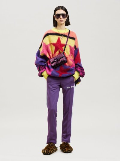 Palm Angels Stars Svetrove Saty Jumpers Damske Žlté Nachový | SK-361261