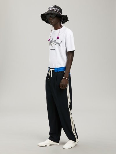 Palm Angels Tracking Belt Pants Sportove Nohavice Panske Námornícka Modrá Modre | SK-705525