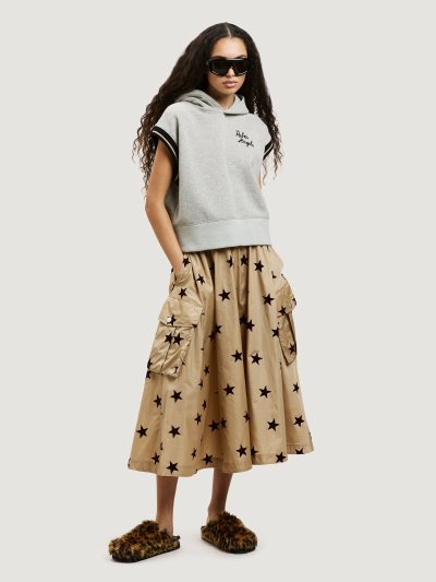 Palm Angels We Are Stars Cargo Skirt Sukne Damske Béžové Bordove | SK-156197